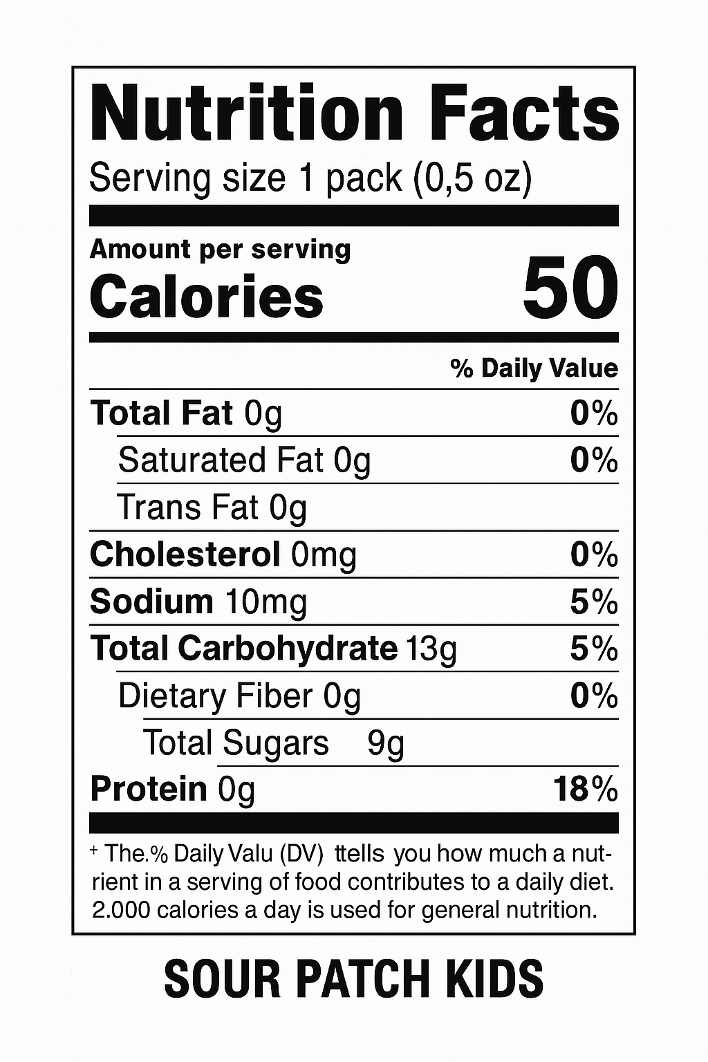 Sour Patch Kids Original – Treat Size