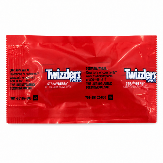 Twizzlers Strawberry Twists – Snack Size Chewy Candy Pack